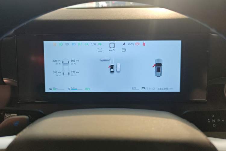 Used Formula Leopard Tai 7 2025 Model 190 km Four-Wheel Drive Ultra Edition Instrument Cluster