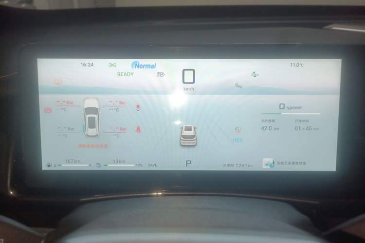 Used JETOUR Shanhai L7 2024 1.5T 120 km ULTRA 5-seater Instrument Cluster