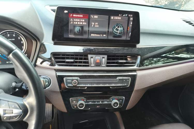 Used BMW X1 2021 sDrive25Li Leading Model Audio And AC Panel