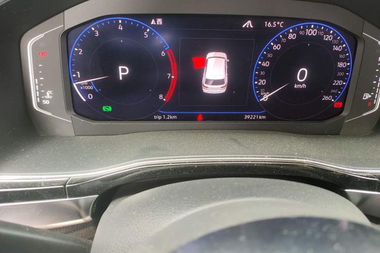 Used Volkswagen Teramont X 2019 380TSI Four-Wheel Drive Prestige Luxury Edition Odometer Close Up