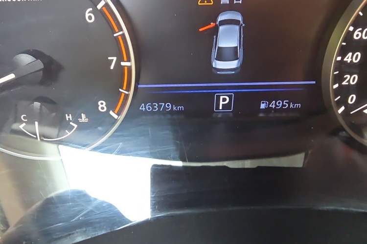 Used Nissan Teana 2019 2.0T XV AD1 Prestige Navigation Edition Odometer Close Up