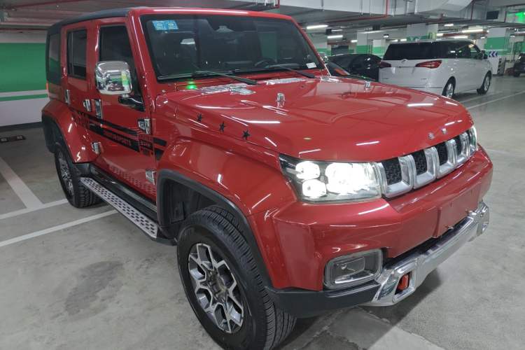 Used BAIC Off-Road BJ40 2018 PLUS 2.3T Automatic Four-Wheel Drive Flagship Version China V Emission Standard Front Right 45 Deg