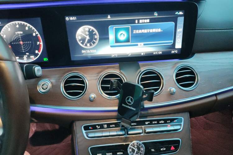 Used Mercedes-Benz E-Class 2019 Facelifted E 300 L Stylish Version Audio And AC Panel