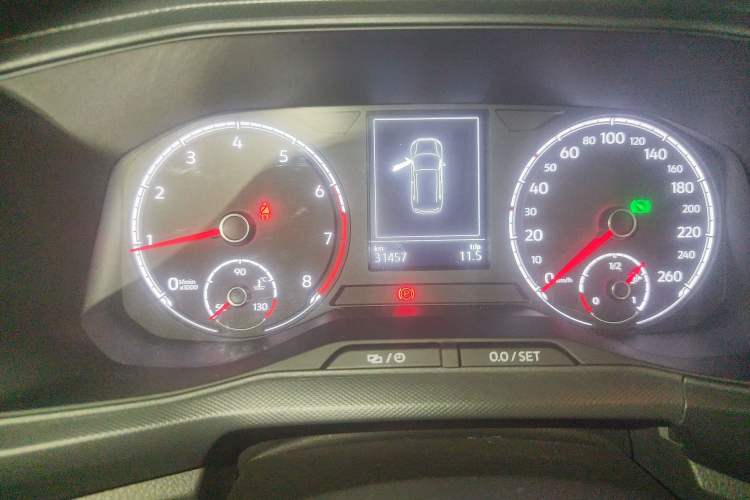 Used Volkswagen T-Cross 2020 1.5L Automatic Fashion Edition Odometer Close Up