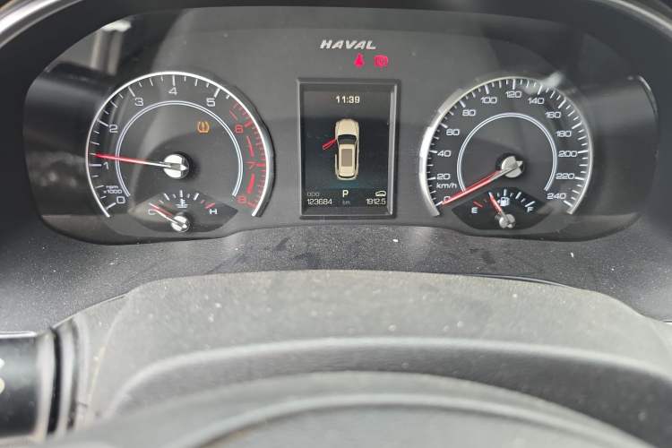 Used Haval H6 2017 Blue Label 1.5T Automatic Two-Wheel Drive ZhiShang Model Odometer Close Up