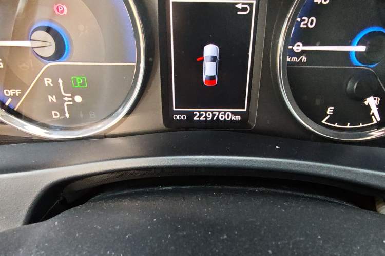 Used Toyota Levin Hybrid E+ 2019 1.8L PH GS E-CVT Elite Edition Odometer Close Up