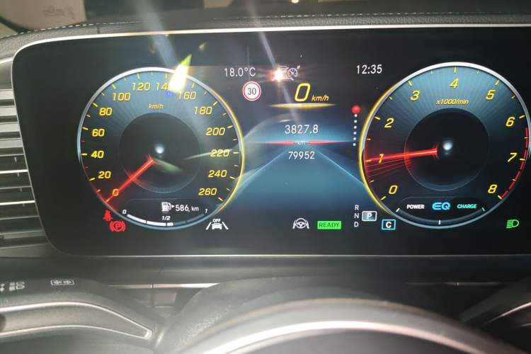 Used Mercedes-Benz GLS 2021 Refresh GLS 450 4MATIC Fashion Edition Odometer Close Up