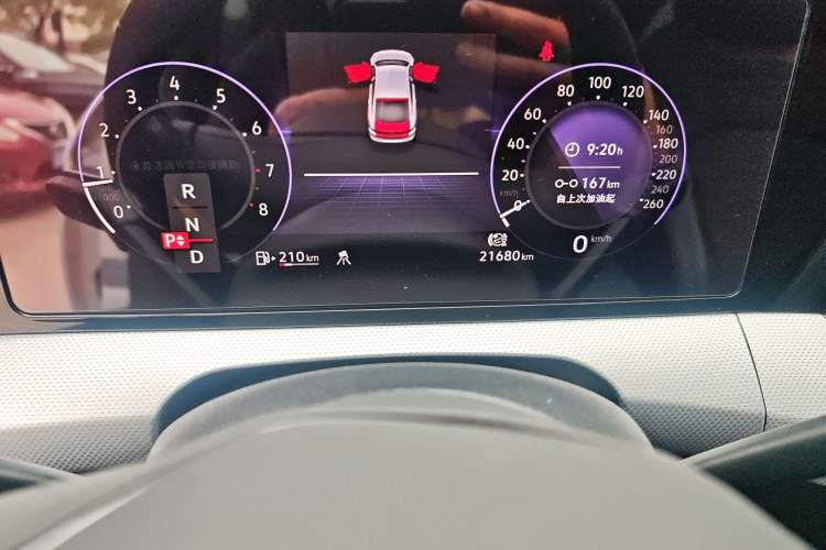 Used Volkswagen Lamando 2022 Lavida L 280TSI DSG Cool & Spicy Edition Odometer Close Up