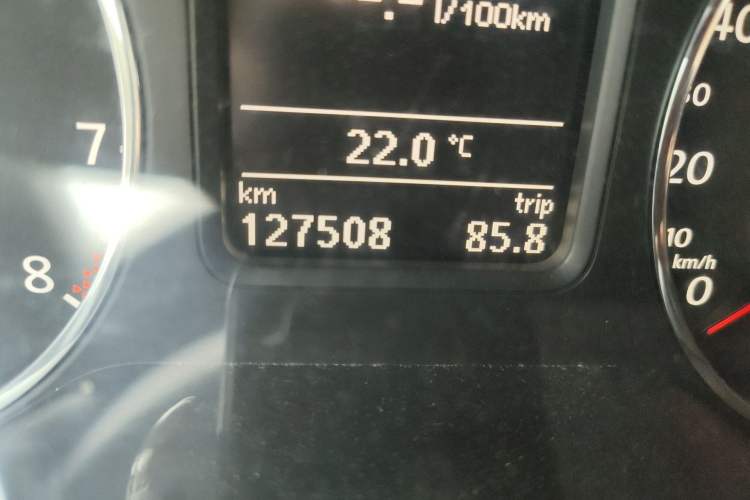 Used Volkswagen Polo 2012 1.4TSI GTI Odometer Close Up