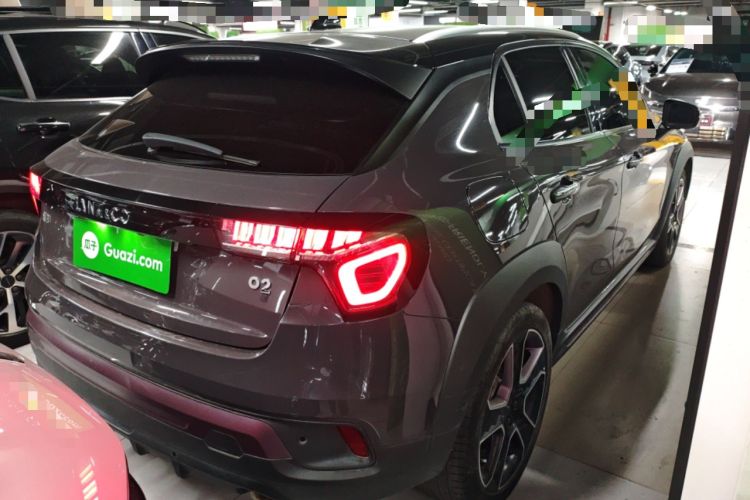 Used Lynk & Co 02 2022 2.0T DCT Shine Pro Rear Right 45 Deg