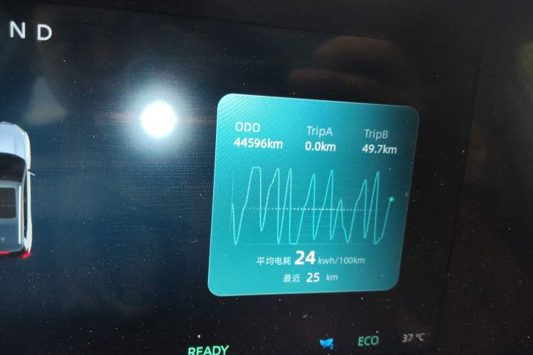 Used WM Motor W6 2021 520km PRO All-Round Edition Odometer Close Up