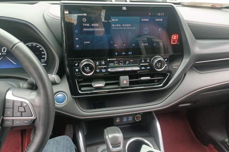 Used Toyota Crown Kluger 2021 2.5L HEV Four-Wheel Drive Flagship Edition Audio And AC Panel