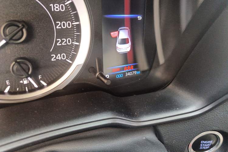 Used Toyota Levin 2021 185T CVT Sport Edition Odometer Close Up