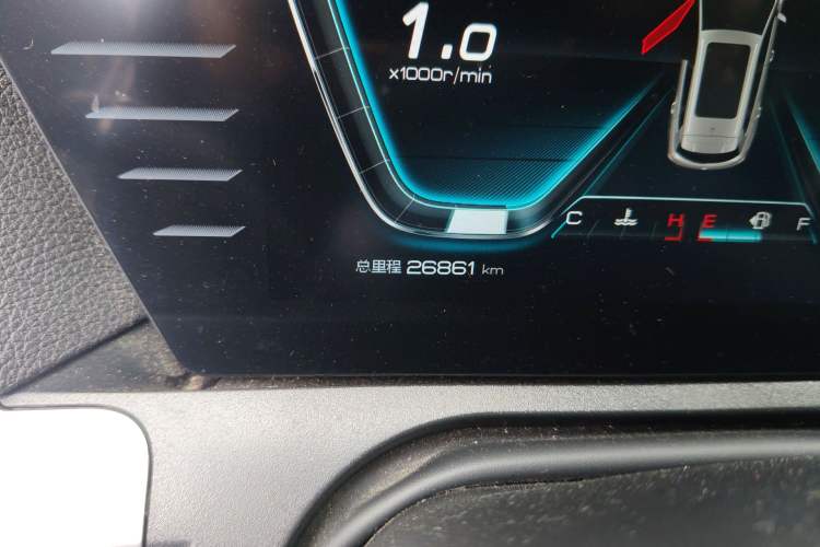 Used BYD Song Pro 2021 1.5T Automatic Elite Edition Odometer Close Up