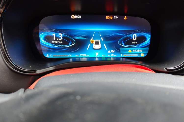 Used CHANGAN Ruicheng CC 2022 Blue Whale Edition 1.5T DCT Prestige Model Odometer Close Up