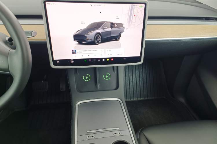 Used Tesla Model Y 2022 Revised Version Long-Range All-Wheel Drive Audio And AC Panel