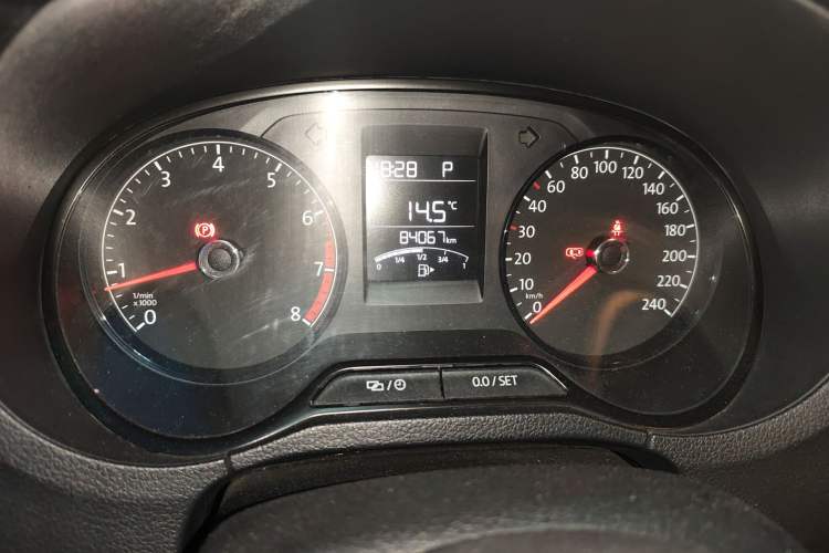 Used Volkswagen Polo 2016 1.4L Automatic Trendy Model Odometer Close Up