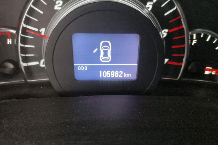 Used Great Wall C50 2013 1.5T Manual Fashion Edition Odometer Close Up