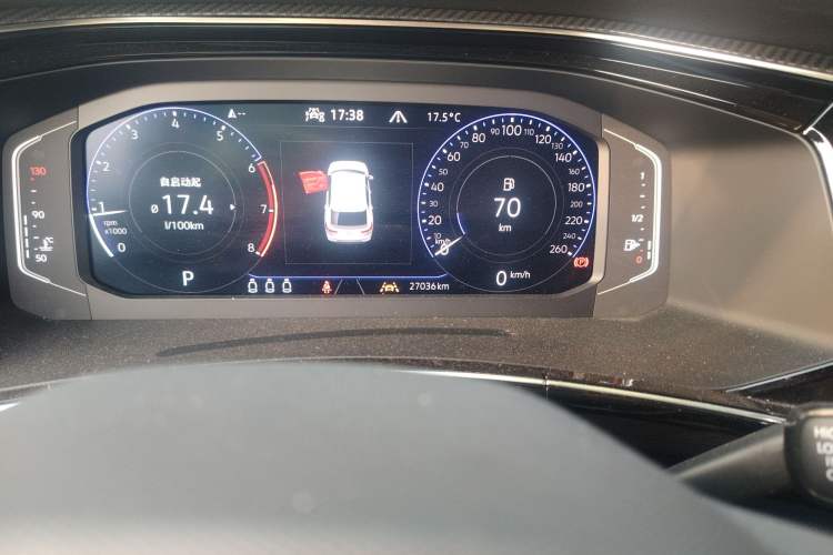 Used Volkswagen Tayron X 2020 380TSI Four-Wheel Drive Flagship Smart Connectivity Version Odometer Close Up