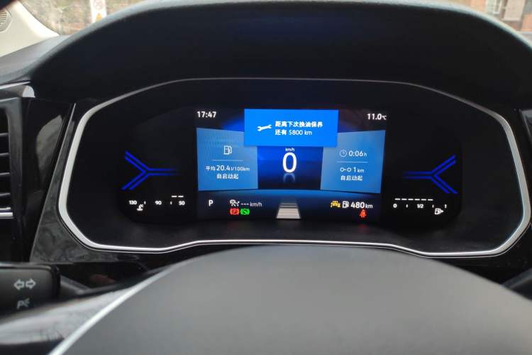 Used Jetta VS5 2022 280TSI Automatic High-Gloss Glory Edition Instrument Cluster