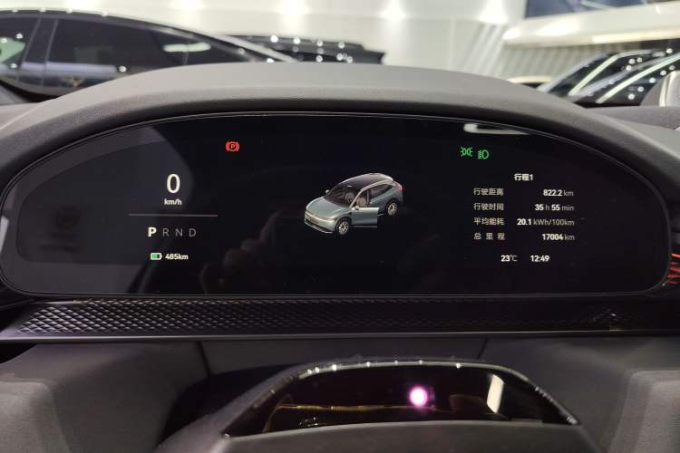 Used Zeekr 7X 2025 100 kWh Long-Range Rear-Wheel Drive with Intelligent Driving Features Instrument Cluster