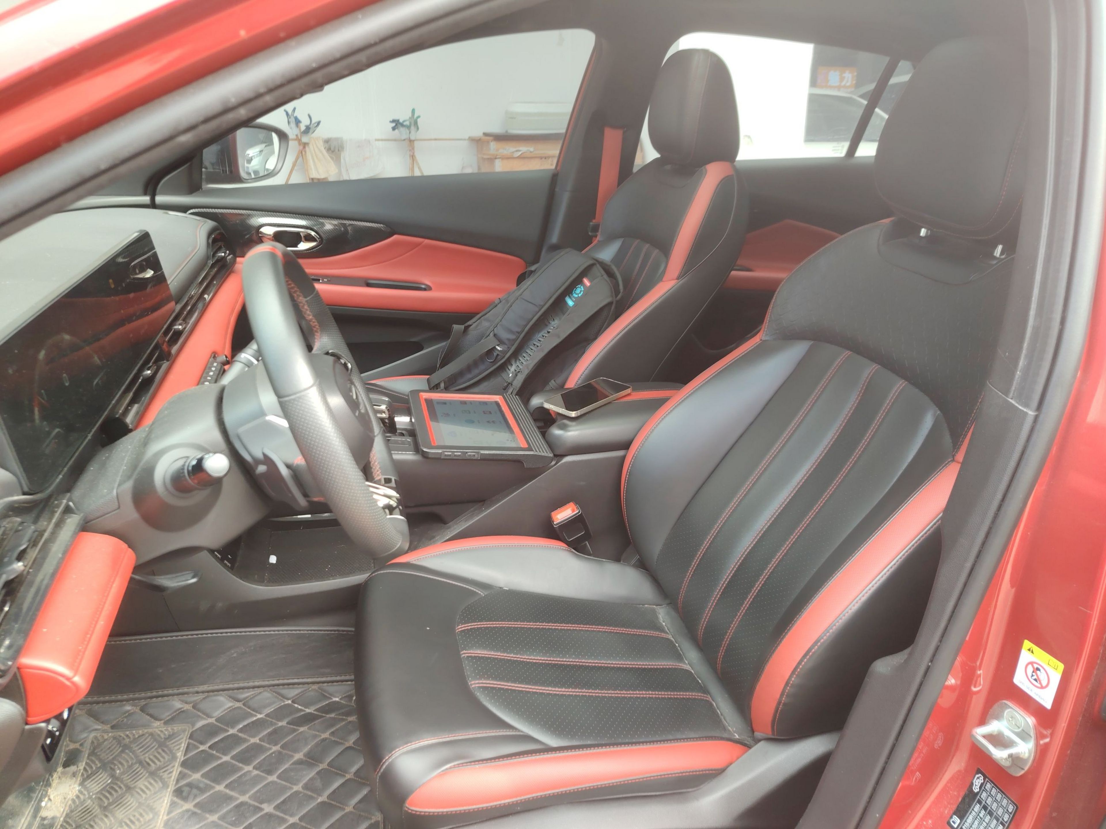 Avant de la voiture