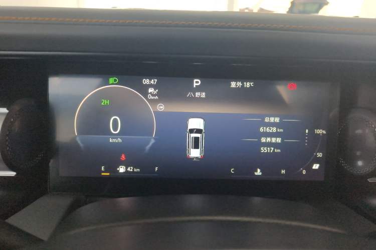 Used BAIC Off-Road BJ40 2024 2.0T All-New Urban Hunter Edition Chivalrous Style Instrument Cluster