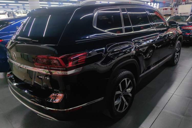 Used Volkswagen Teramont 2019 380TSI Four-Wheel Drive Luxury Version China VI Standard Rear Right 45 Deg