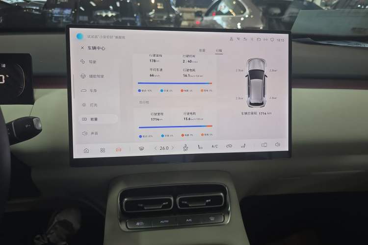 Used CHANGAN NEVO Q05 2026 Model 506 Max Audio And AC Panel