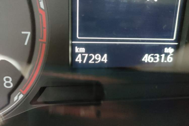 Used Volkswagen Polo 2021 Plus 1.5L Automatic Colorful Tech Edition Odometer Close Up