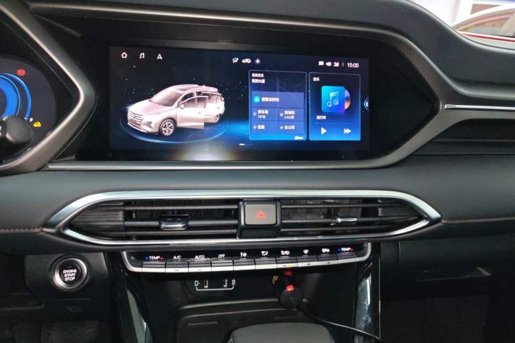 Used GAC Trumpchi GS4 2021 270T Automatic Smart Connectivity Technology Edition Audio And AC Panel