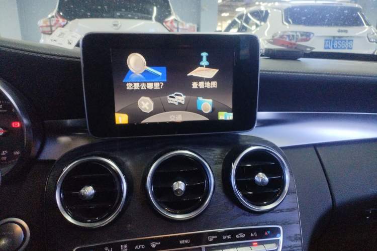 Used Mercedes-Benz C-Class 2016 C 200 L Sport Edition Audio And AC Panel