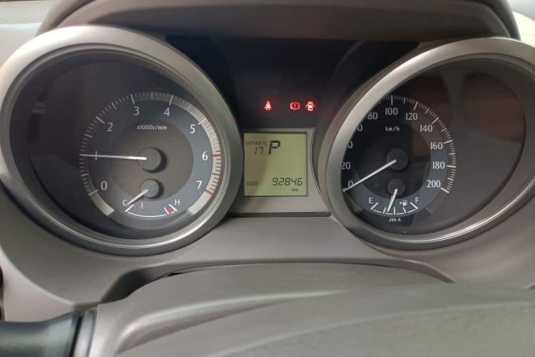 Used Toyota Prado  Odometer Close Up
