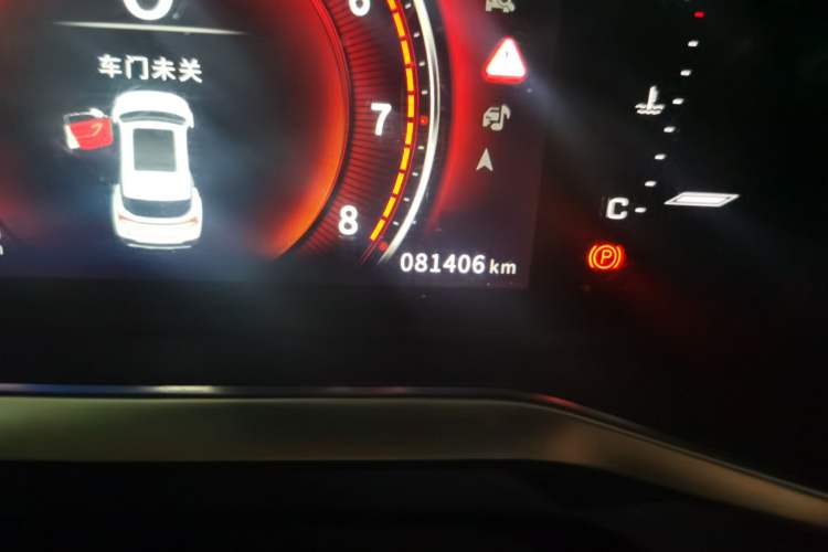 Used FORTHING T5L 2019 1.8T Manual Luxury 5-Seater Odometer Close Up