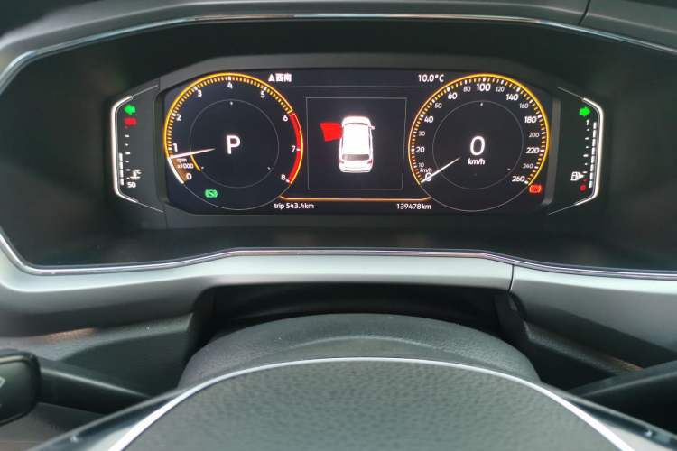 Used Volkswagen T-Cross 2019 280TSI DSG Luxury Edition Odometer Close Up