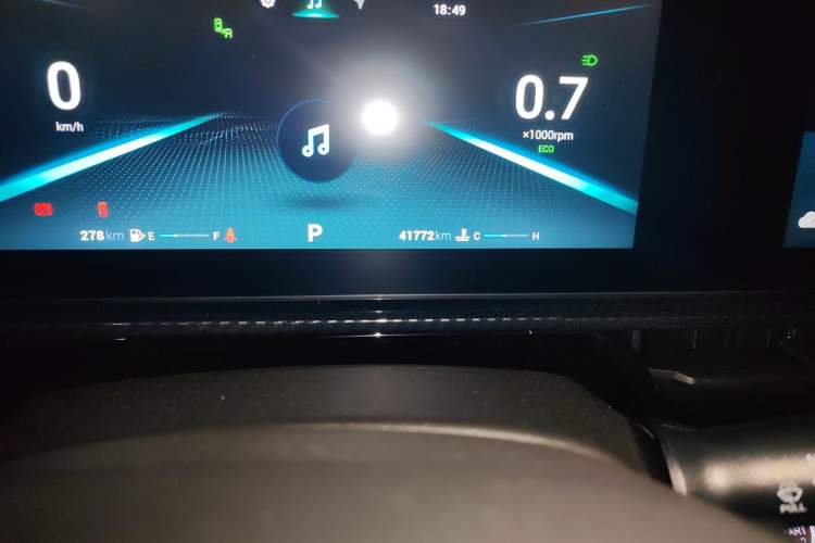 Used Chery Arrizo 5 GT 2022 1.6T DCT Chii Odometer Close Up