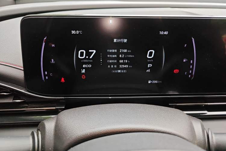 Used GAC Trumpchi EMPOW 2023 270T DCT J15 Version Odometer Close Up