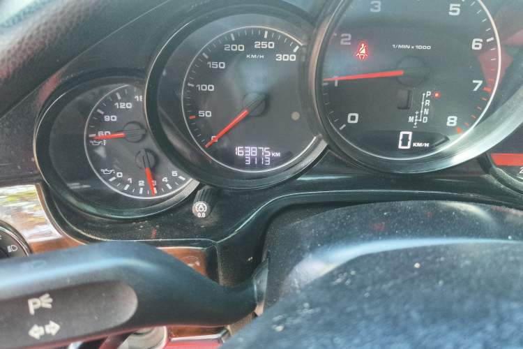 Used Porsche Panamera 2010 Panamera 3.6L Odometer Close Up