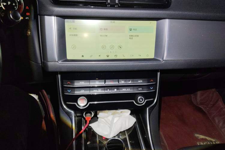 Used Jaguar XFL 2020 XFL 2.0T P200 Two-Wheel-Drive Elite Edition Audio And AC Panel