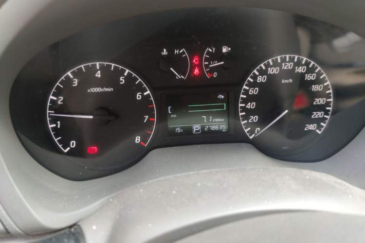 Used Nissan Sylphy 2012 1.6 XL CVT Luxury Edition Odometer Close Up
