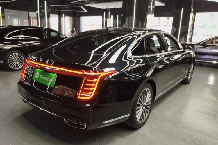 Used Hongqi H9 2022 2.0T Smart Connect Flagship Edition Rear Right 45 Deg