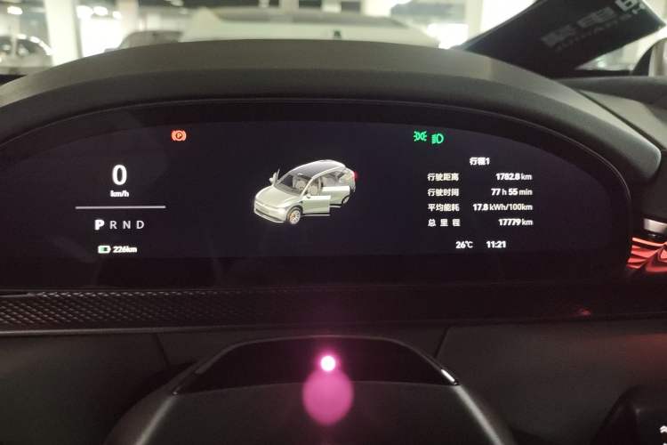 Used Zeekr 7X 2025 100 kWh Long-Range Rear-Wheel Drive with Intelligent Driving Features Instrument Cluster