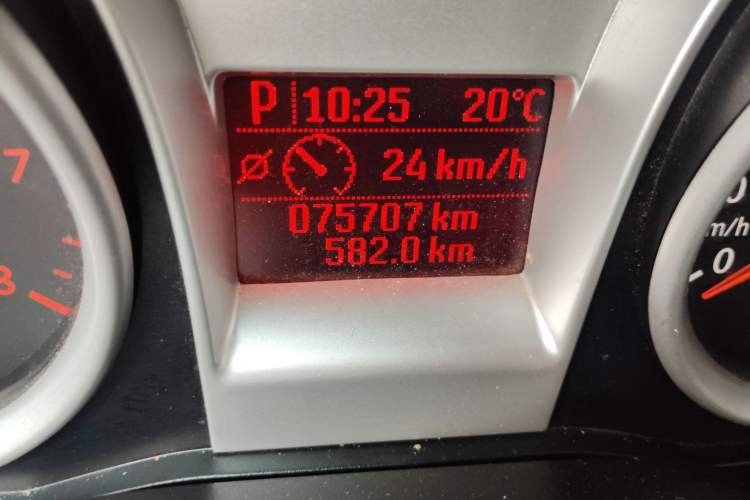 Used Ford Focus 2013 Hatchback Classic 1.8L Automatic Base Model Odometer Close Up