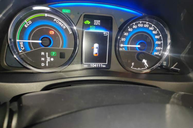 Used Toyota Corolla 2017 Revised Dual-Engine 1.8L E-CVT Elite Edition Odometer Close Up