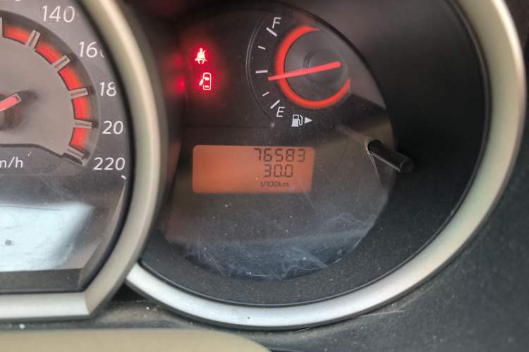 Used Nissan Sylphy 2012 Classic 1.6XE Manual Comfort Edition Odometer Close Up