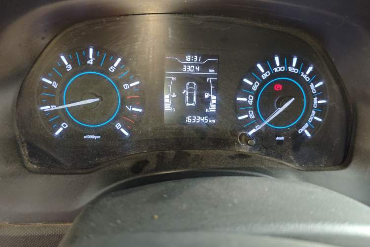 Used Chery Tiggo 3 2016 1.6L Manual Fashion Edition Odometer Close Up