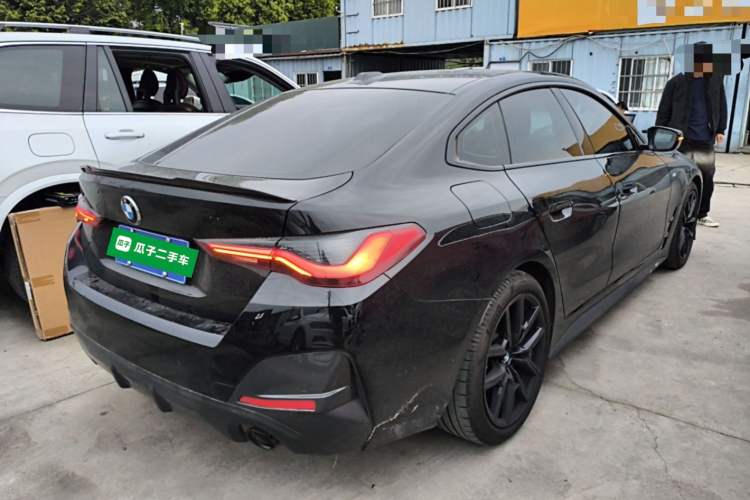 Used BMW 4 Series 2022 425i Gran Coupe M Sport Night Edition Rear Right 45 Deg