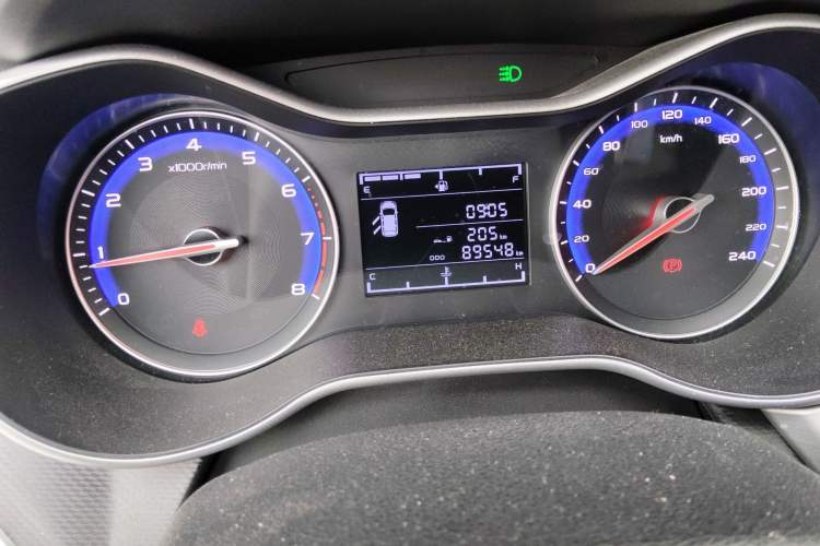 Used Geely Auto Vision 2018 1.5L Manual Happiness Edition Odometer Close Up