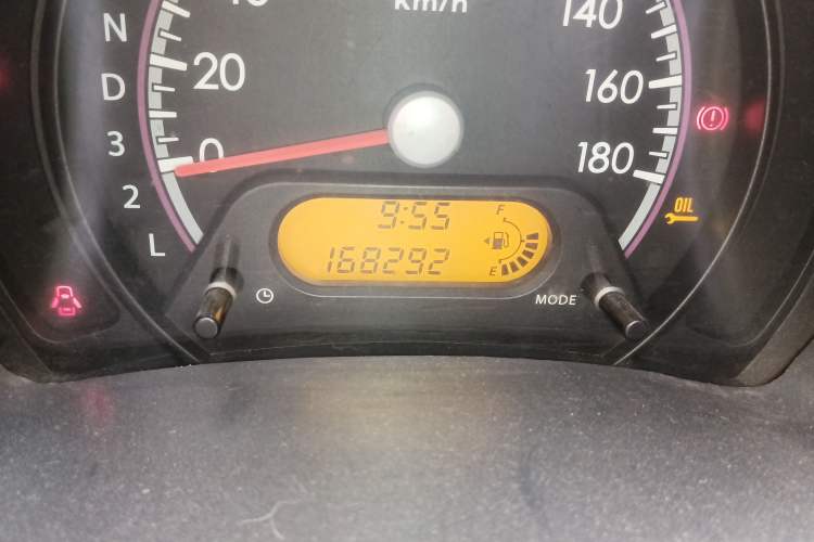 Used Suzuki Alto 2013 1.0L Automatic Luxury Model Odometer Close Up