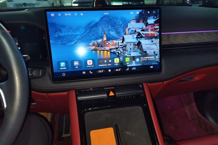 Used Hima AITO M5 2023 Pure Electric Rear-Drive Intelligent Driving Version Audio And AC Panel